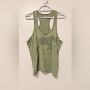 Denim & Supply Ralph Lauren Olive Elephant Tank Top